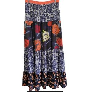 Anthropologie  Vanessa Virginia Tiered Floral Prairie